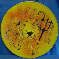 POOLE POTTERY AEGEAN NEPTUNE SEA GOD 35cm WALL DISPLAY CHARGER DISH 